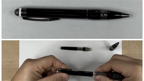 how to open mont blanc pen
